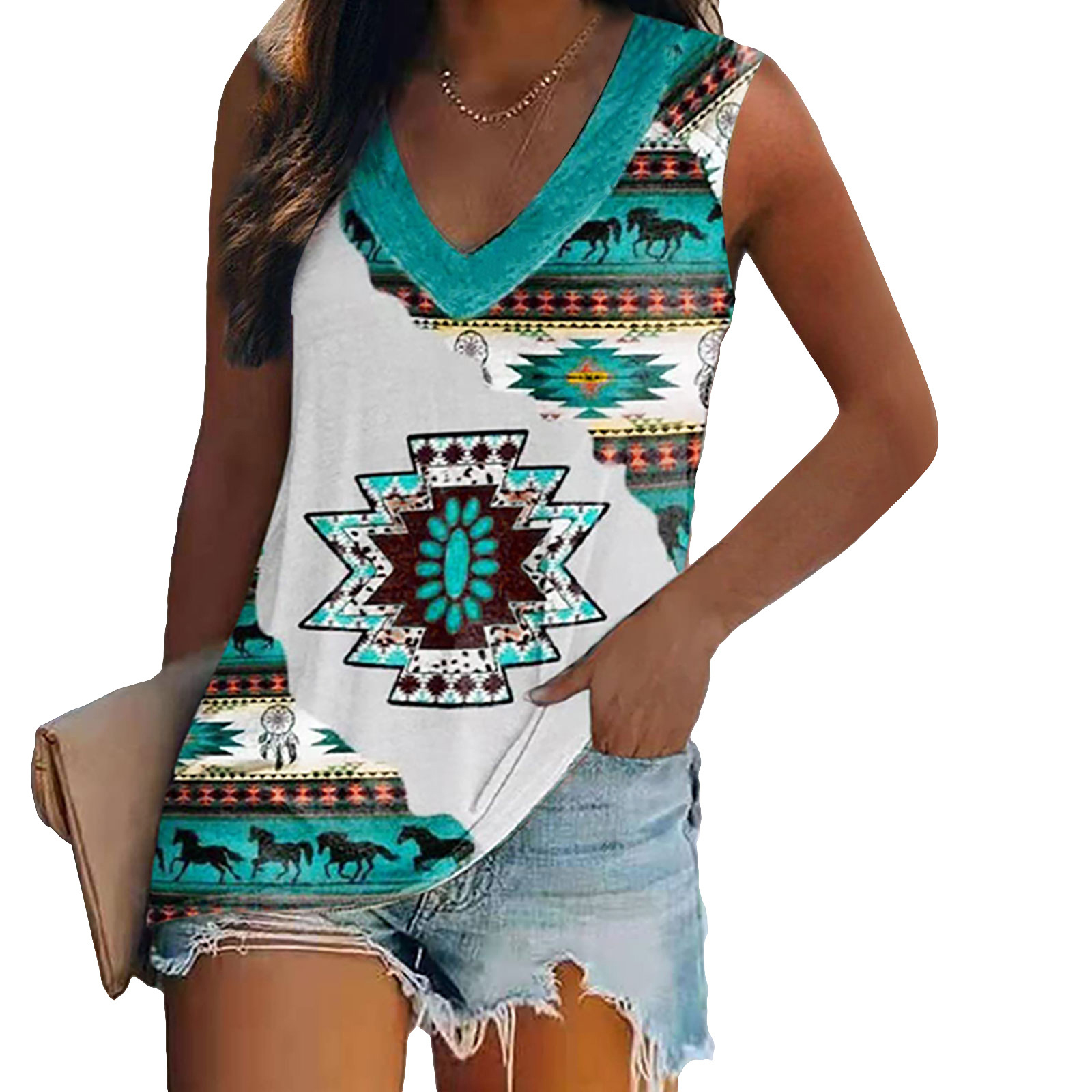 Y2K Ethnic Fashion - Ethnic Style Colorful Butterfly 3D Print