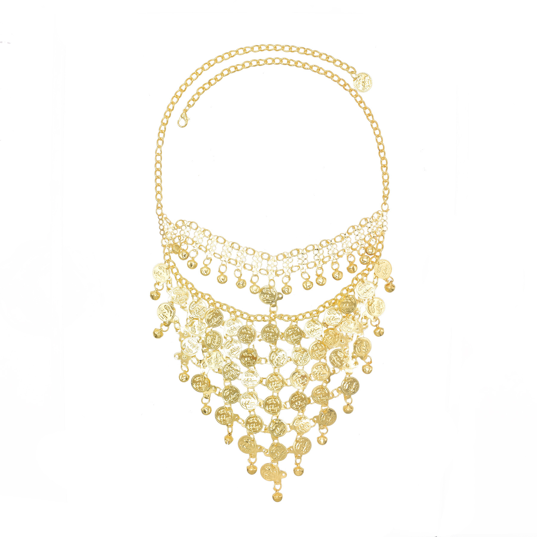 Ethnic Fashion Co In - New Coin Tassel Bells Metal Alloy