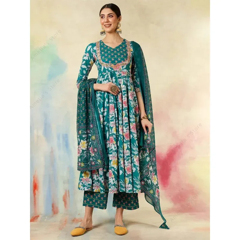 2025 New Indian Traditional Et - đánh giá và giá Salwar Kameez Set
