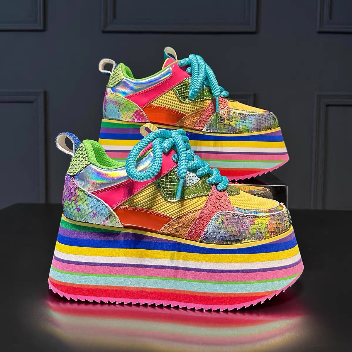 Women Casual Shoes High Platfo - đánh giá và giá Ethnic Modern Fashion