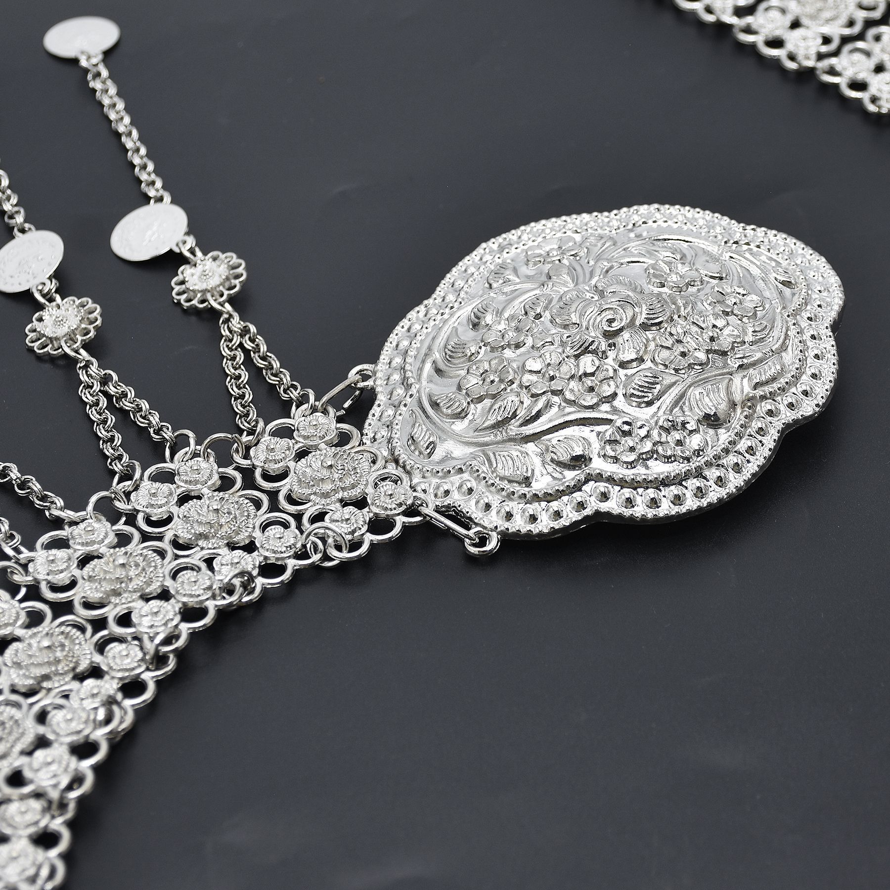 Silver Plated Moroccan Caftan  - đánh giá và giá Ethnic Fashion Co In