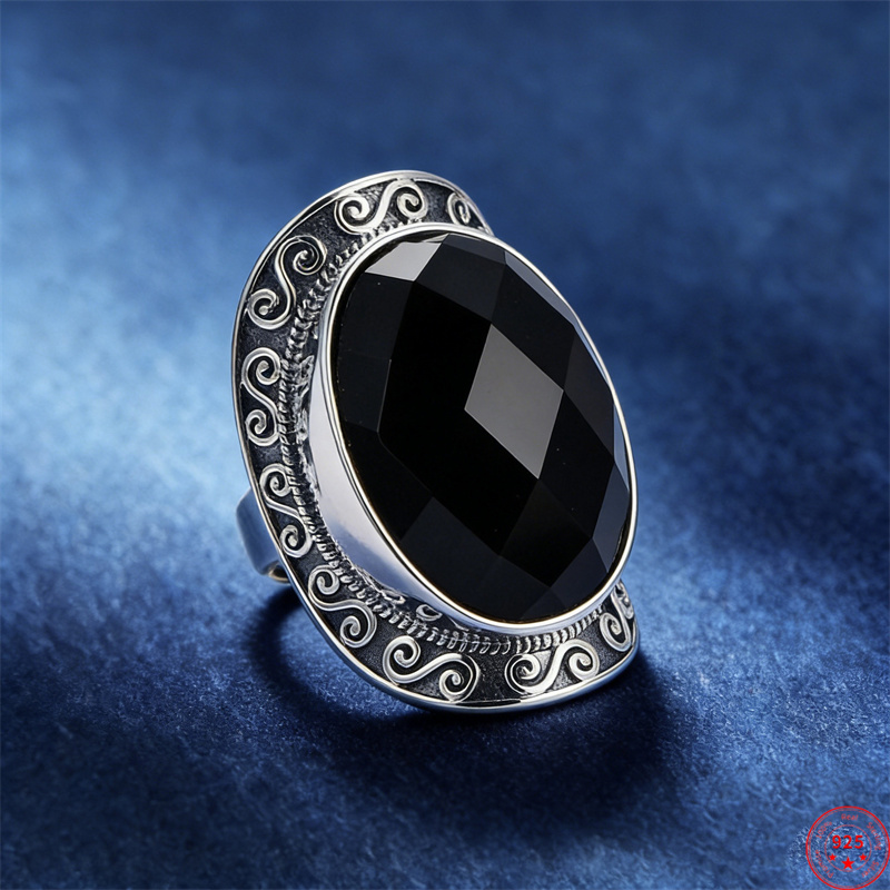 BOCAI New S925 Silver Rings fo - đánh giá và giá Men'S Ethnic Fashion Trends