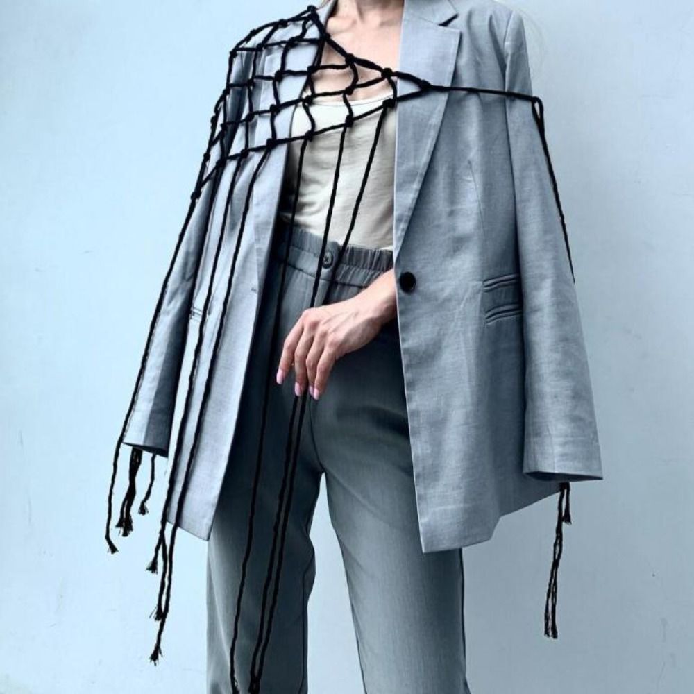 Bohemian Netted Fringe Scarf S - đánh giá và giá Ethnic Fashion Designers