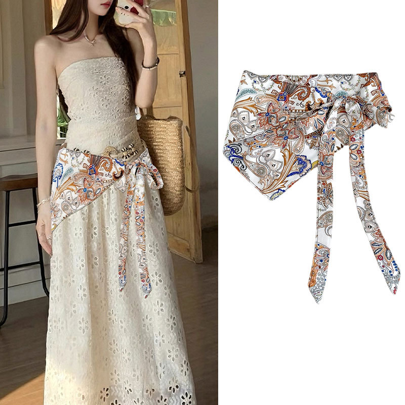 Cashew flower triangular scarf - đánh giá và giá Ethnic Fashion Wear