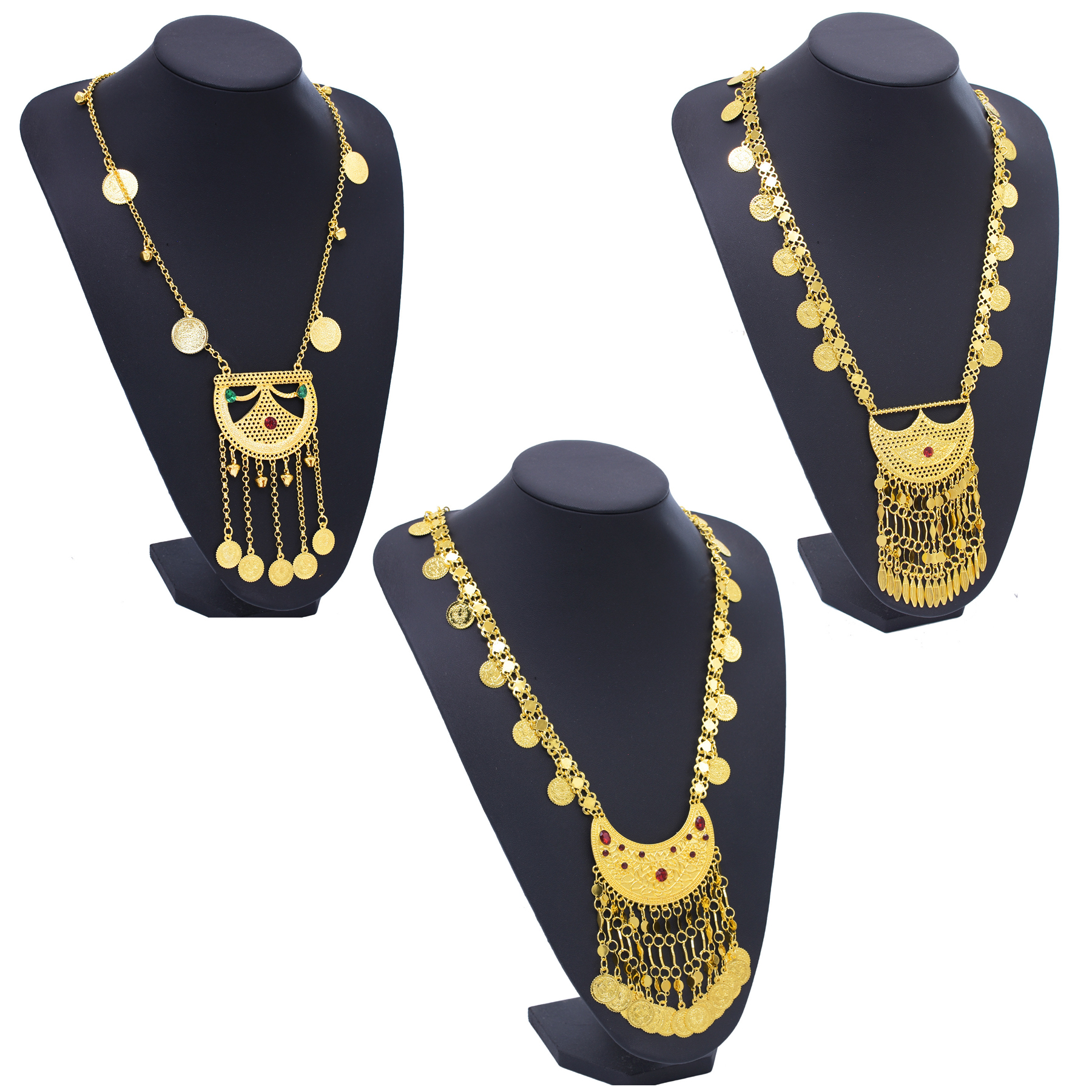 Trendy Golden Long Chain Coins - đánh giá và giá Ethnic Fashion Co In