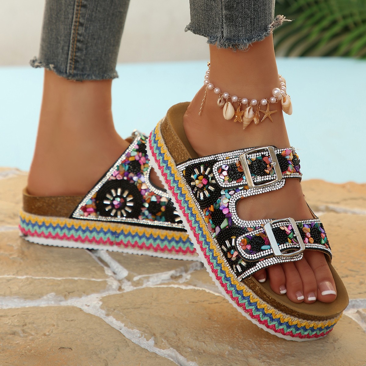 2026 New Fashion Bright Synthe - đánh giá và giá Ethnic Modern Fashion