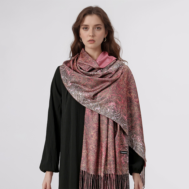 Luxury Paisley Pashmina Shawl  - đánh giá và giá Ethnic Fashion Designers