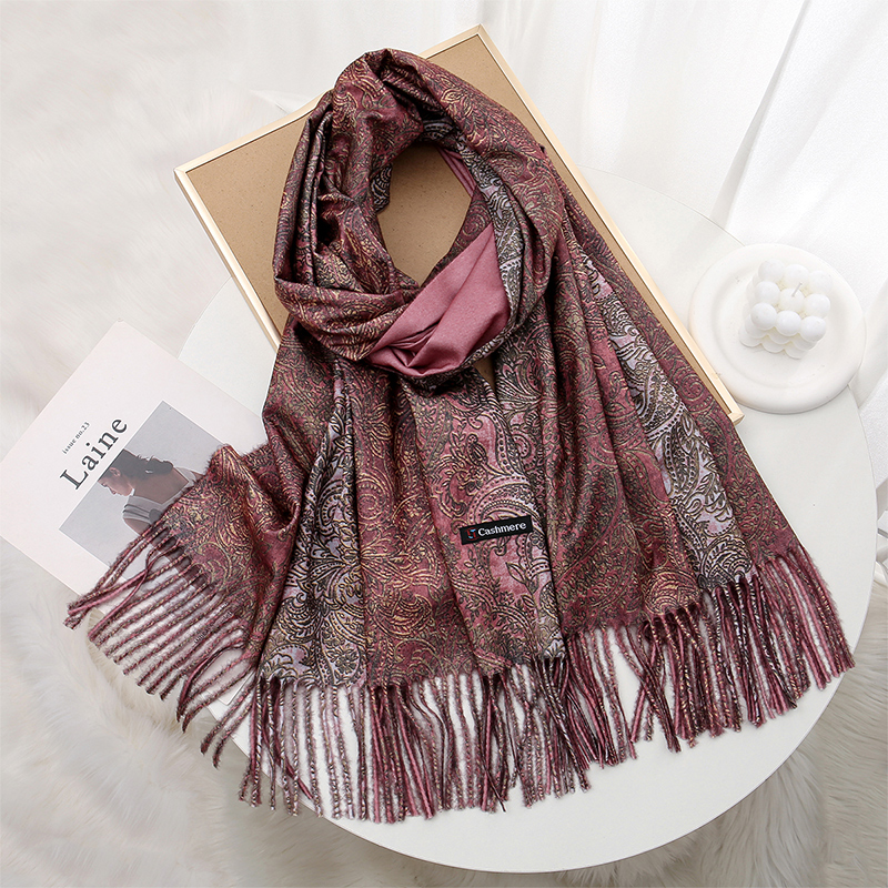 Luxury Paisley Pashmina Shawl  - đánh giá và giá Ethnic Fashion Designers