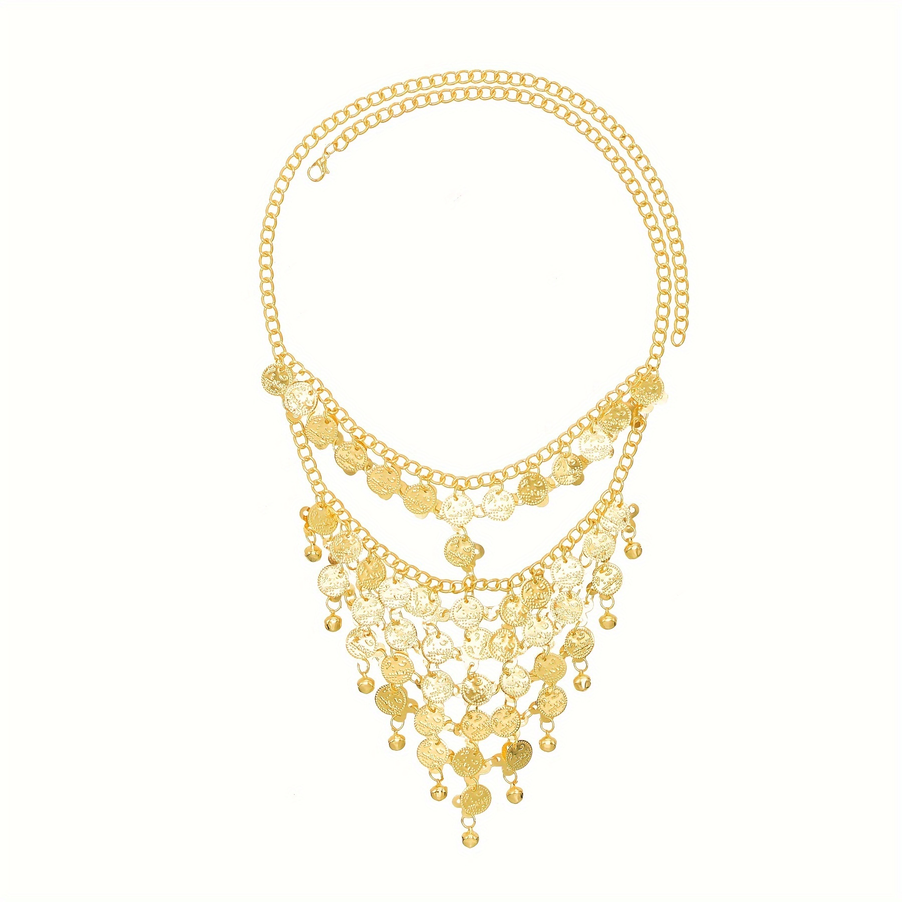 Gold Color Coins Long Chains T - đánh giá và giá Ethnic Fashion Co In