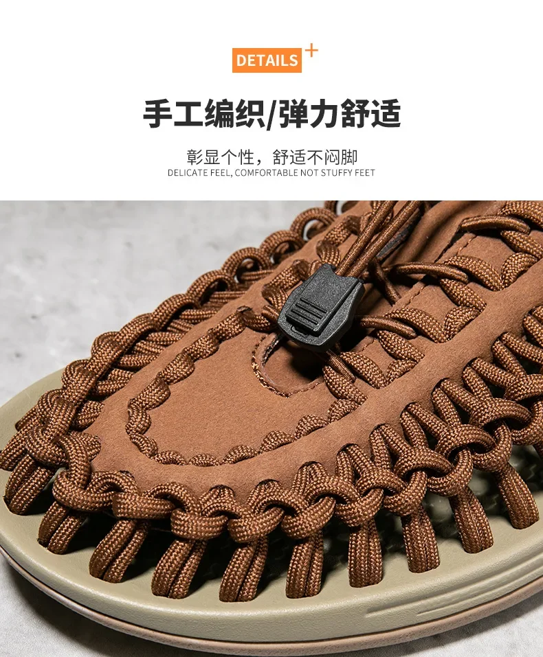 2026 Men's charms Sandals Summ - đánh giá và giá Ethnic Modern Fashion