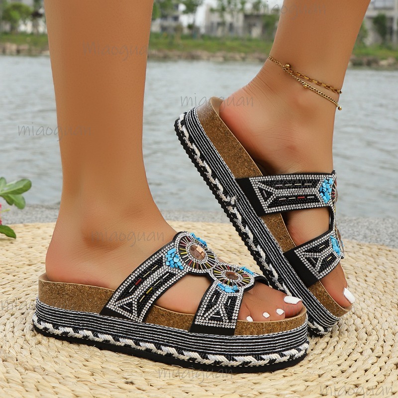 Bohemian Rhinestone Platform S - đánh giá và giá The Ethnic Fashion