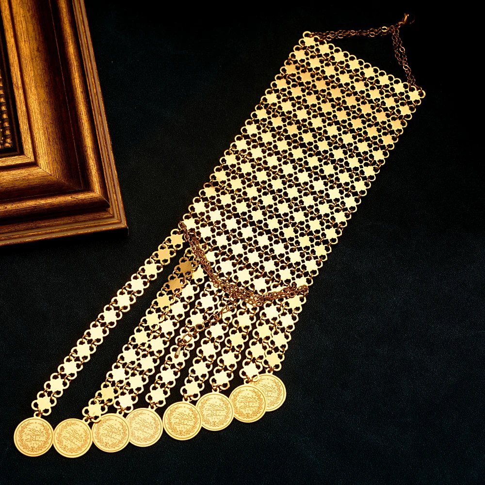 New Coin Tassles Gold Plated J - đánh giá và giá Ethnic Luxe Fashion