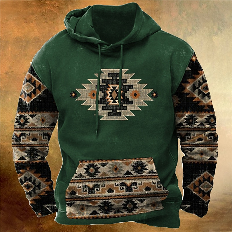 Vintage 3D Ethnic Printed New  - đánh giá và giá Men'S Ethnic Fashion Trends