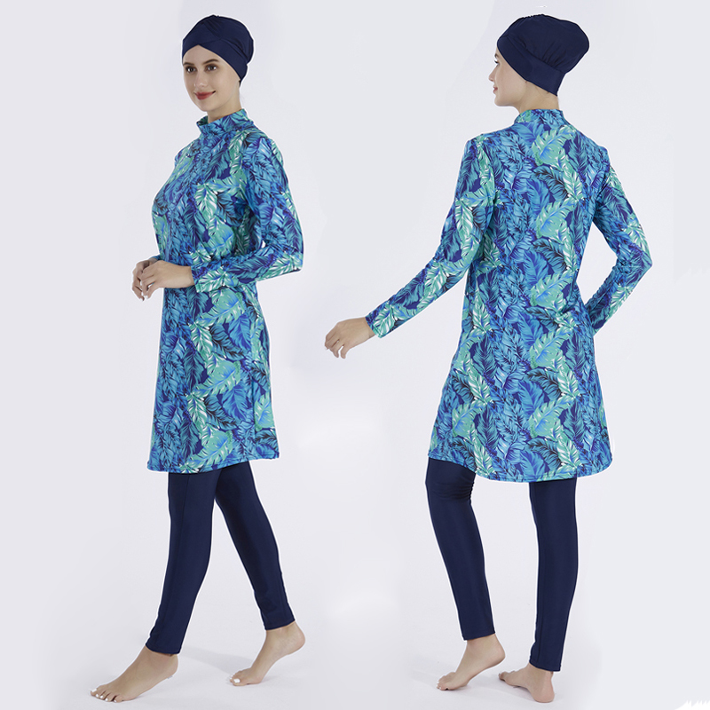 3PCS/Set Floral Muslim Swimmin - đánh giá và giá Abaya Modest Wear