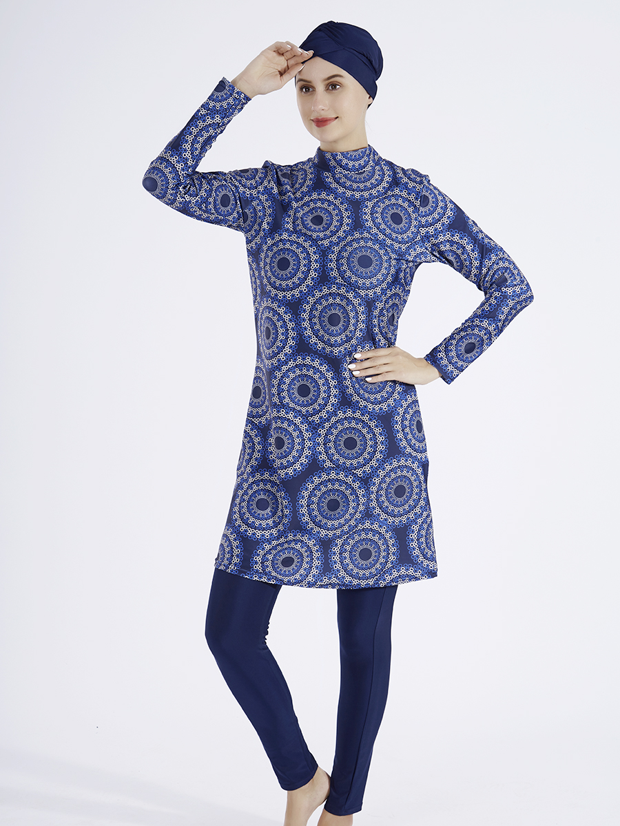 3PCS/Set Floral Muslim Swimmin - đánh giá và giá Abaya Modest Wear