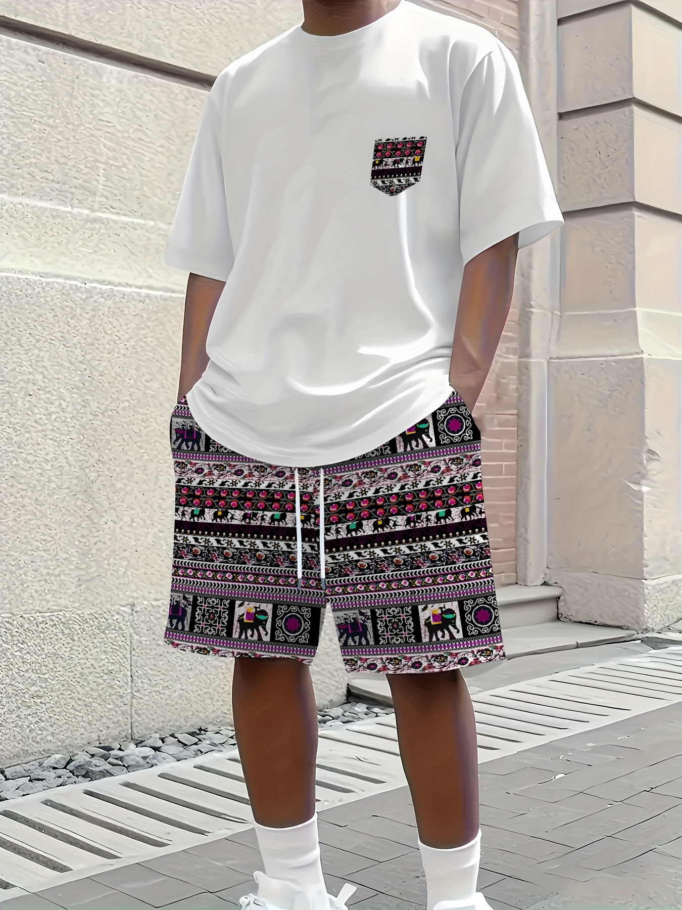 2026 Summer New Men's Short-Sl - đánh giá và giá The Ethnic Fashion
