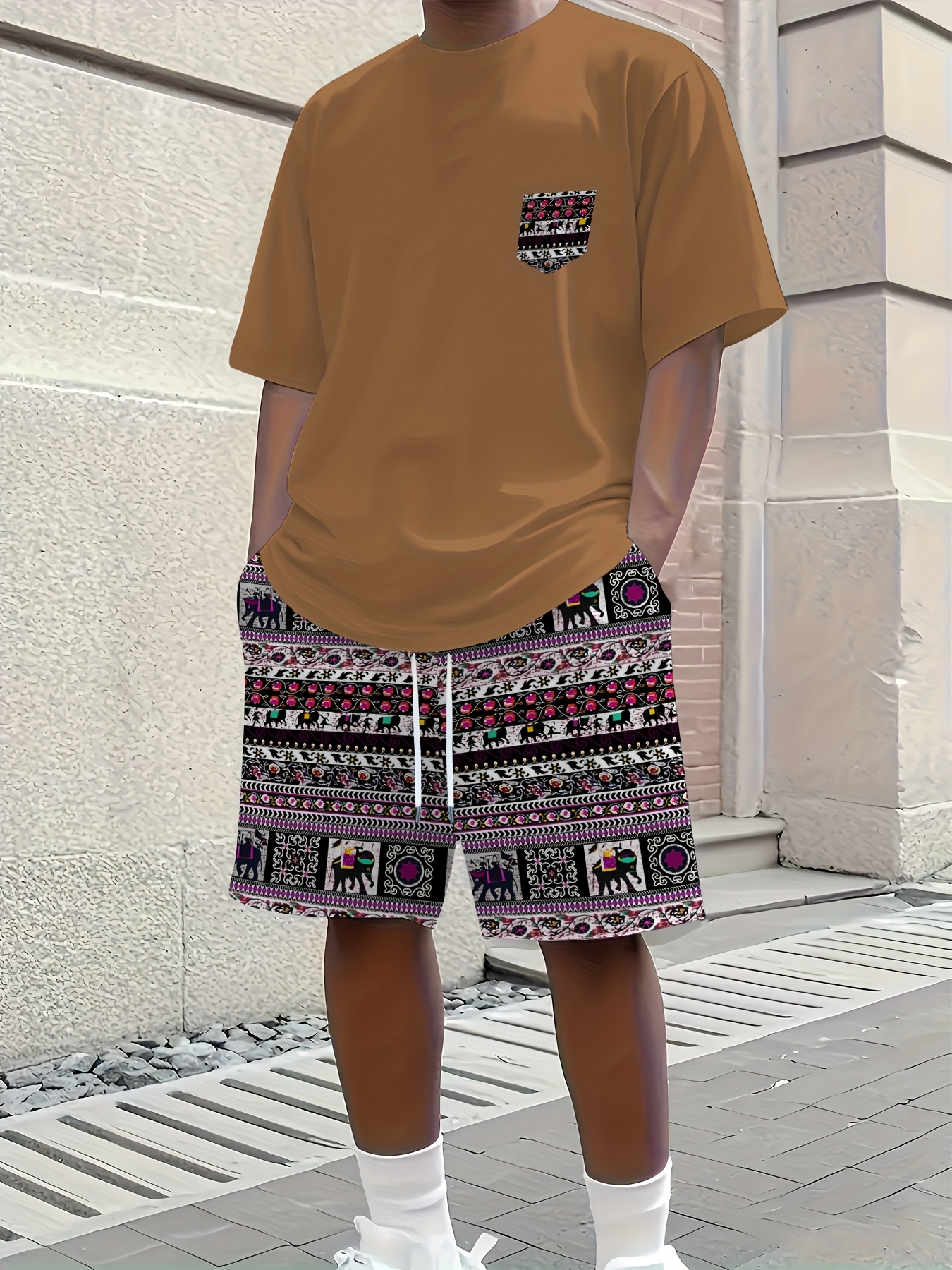 2026 Summer New Men's Short-Sl - đánh giá và giá The Ethnic Fashion