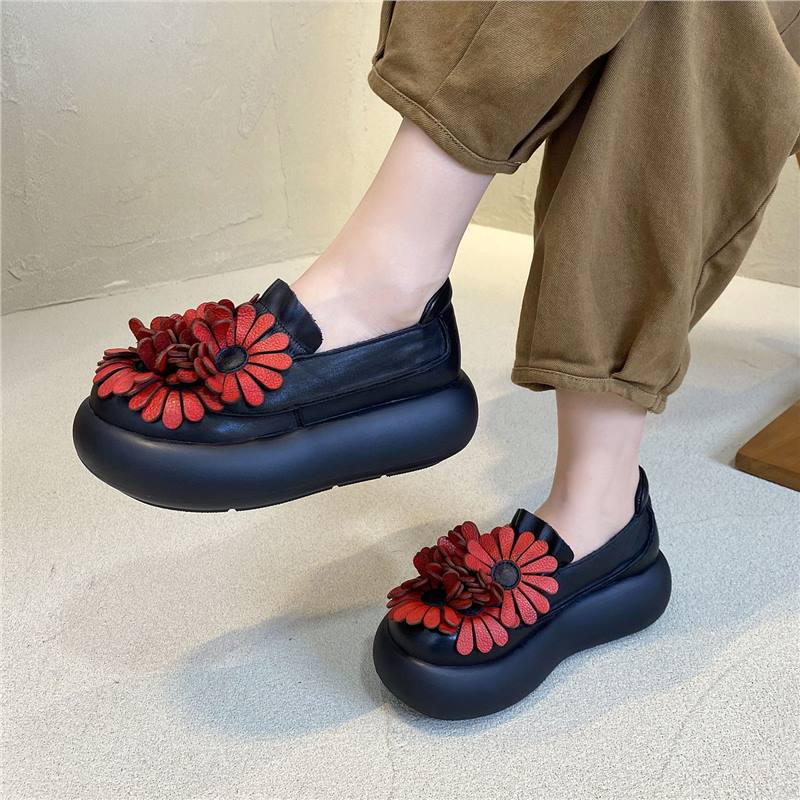 Thick Soled Sponge Cake Shoes  - đánh giá và giá Ethnic Fashion Women