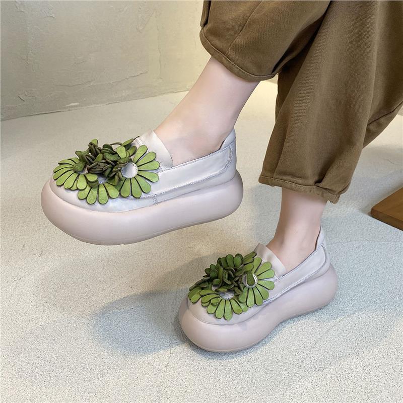 Thick Soled Sponge Cake Shoes  - đánh giá và giá Ethnic Fashion Women