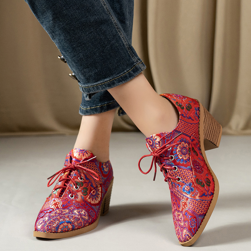 Ethnic Ladies Boots Spring Win - đánh giá và giá The Ethnic Fashion