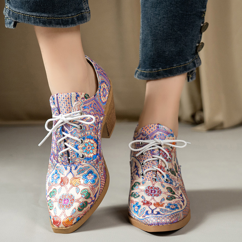 Ethnic Ladies Boots Spring Win - đánh giá và giá The Ethnic Fashion