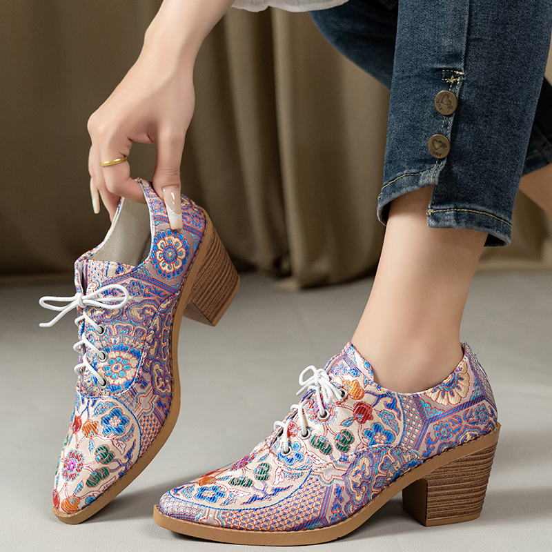 Ethnic Ladies Boots Spring Win - đánh giá và giá The Ethnic Fashion