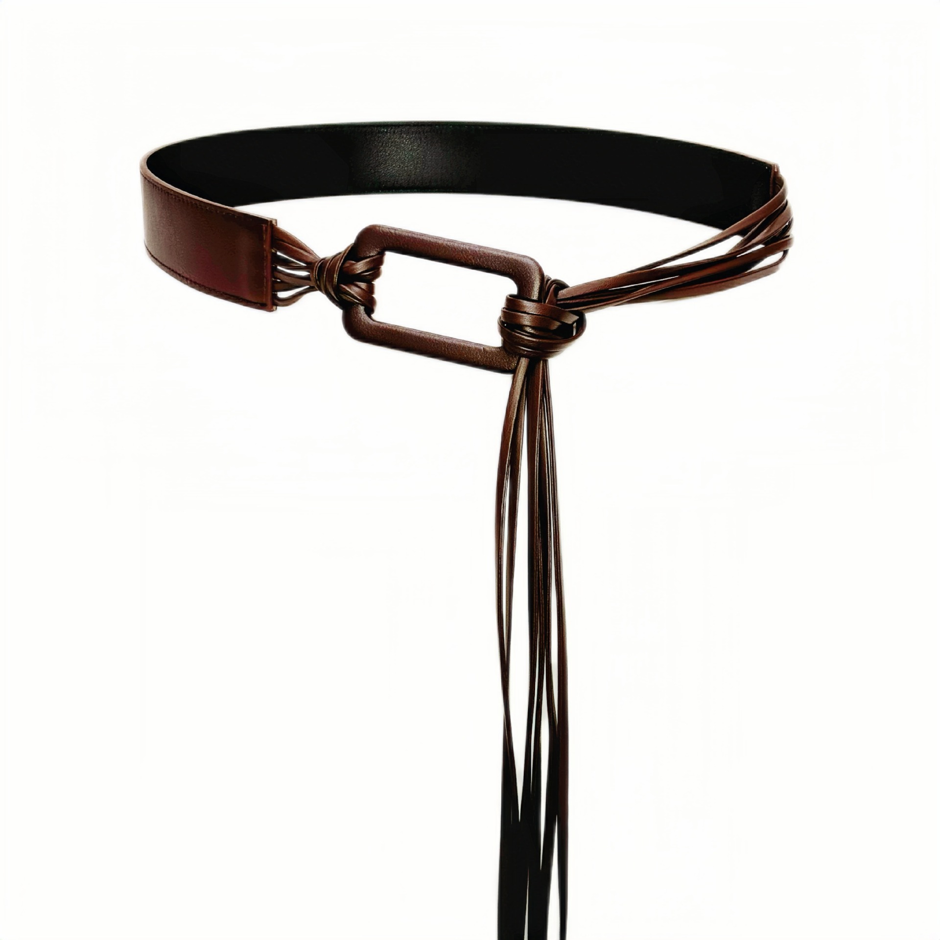 Fashion Knotted Thin Belt Wome - đánh giá và giá Y2K Ethnic Fashion