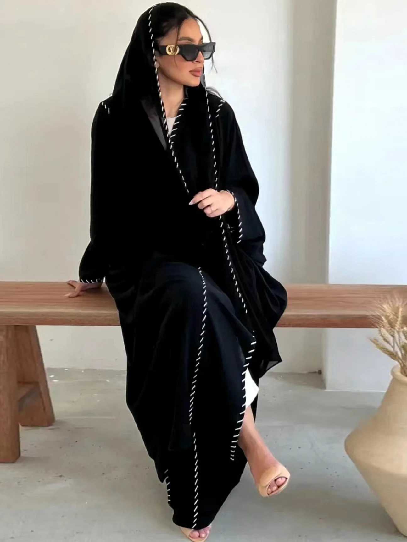 Muslim Women Abaya with Scarf  - đánh giá và giá Abaya Modest Wear