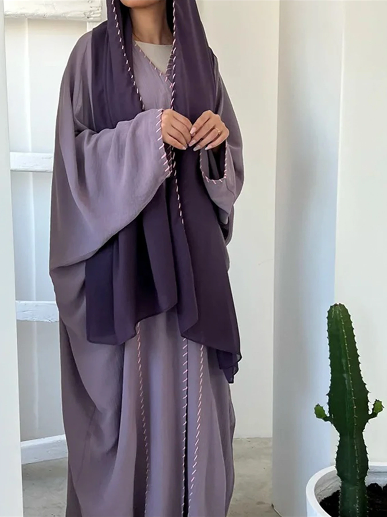 Muslim Women Abaya with Scarf  - đánh giá và giá Abaya Modest Wear