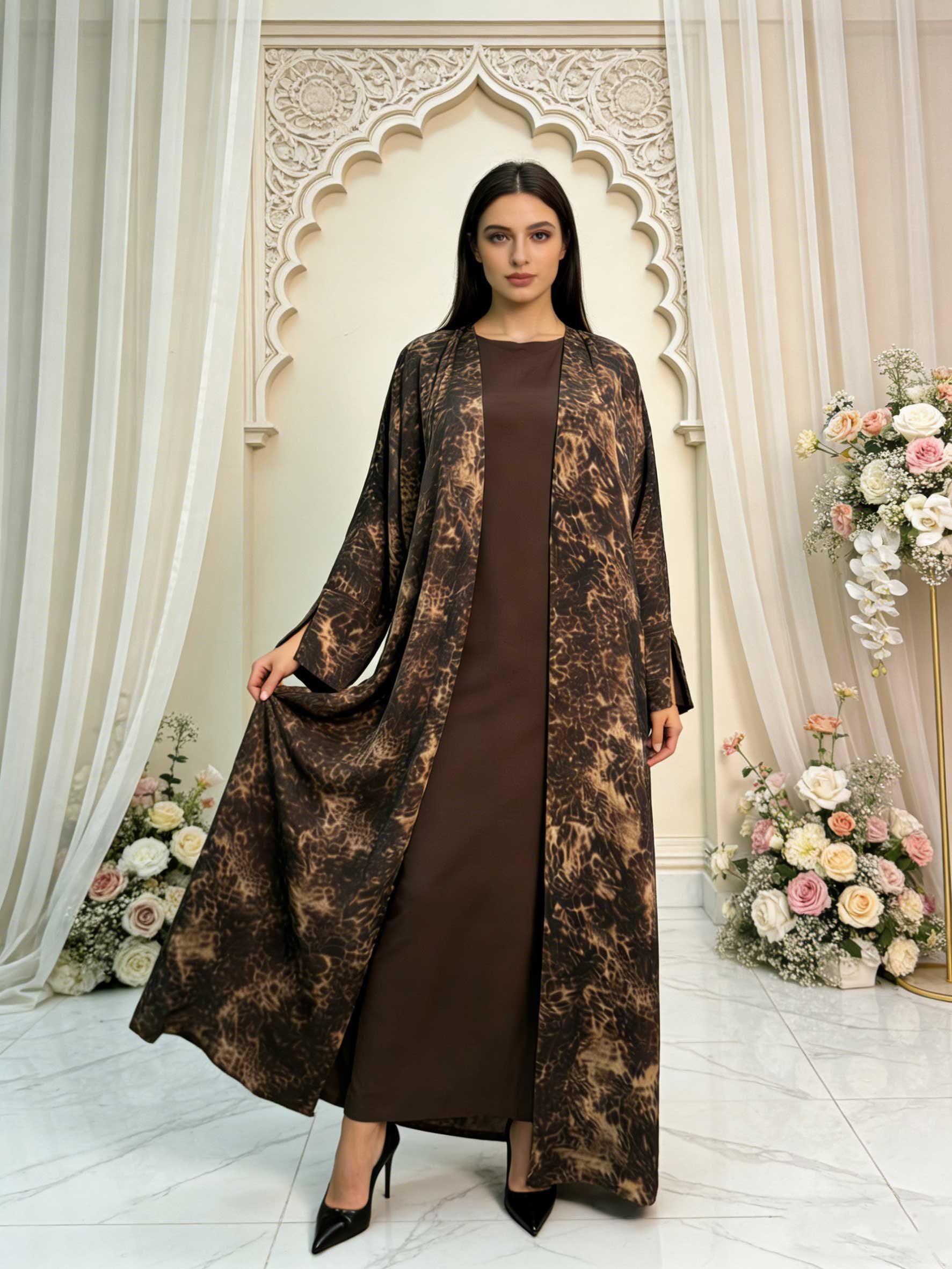 Eid Islamic Modest Open Abaya  - đánh giá và giá Abaya Modest Wear