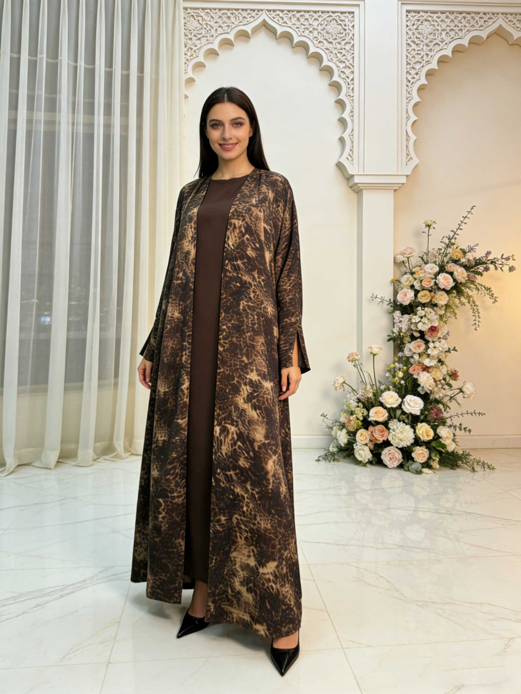 Eid Islamic Modest Open Abaya  - đánh giá và giá Abaya Modest Wear