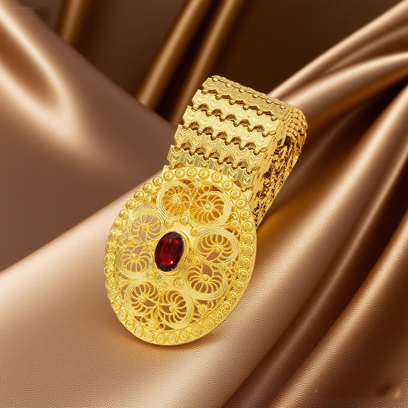 Gold Zinc Alloy Snake Scale Be - đánh giá và giá Ethnic Fashion Designers