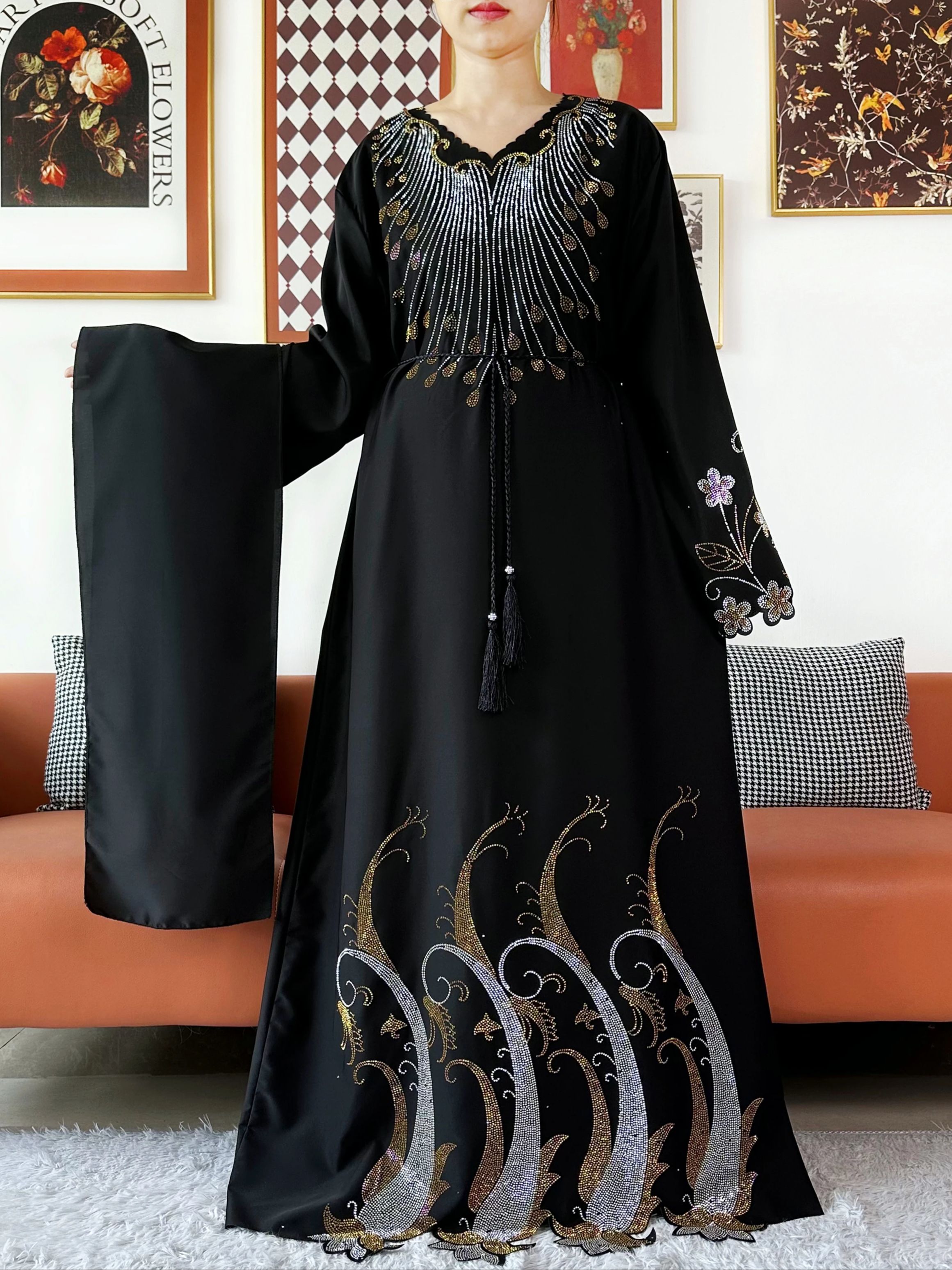 2025Fashion Dubai Diamond Musl - đánh giá và giá Abaya Modest Wear