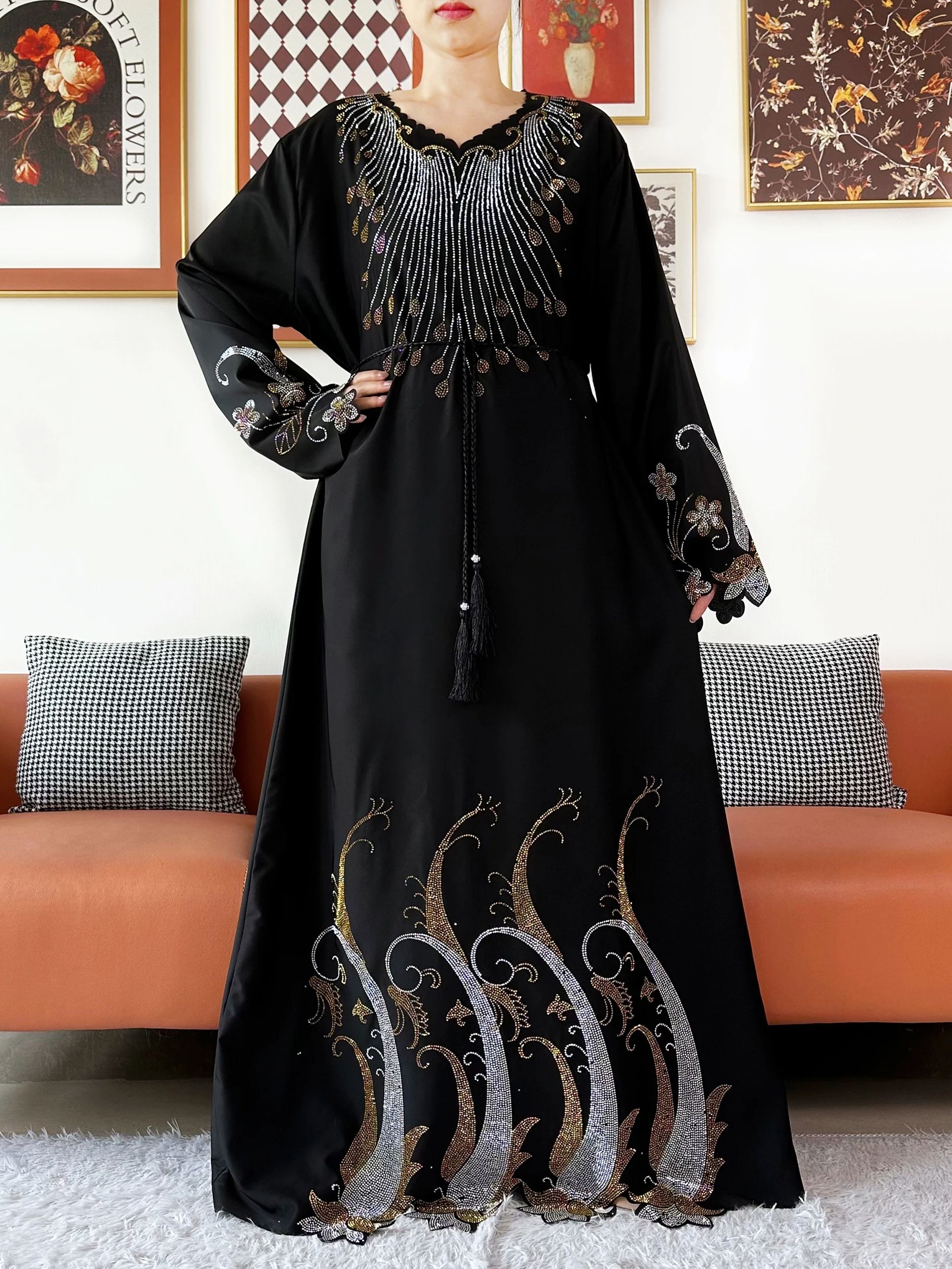 2025Fashion Dubai Diamond Musl - đánh giá và giá Abaya Modest Wear