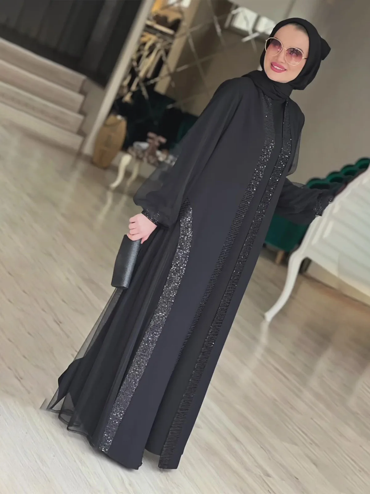 Muslim Modest Women Dress Jala - đánh giá và giá Abaya Modest Wear