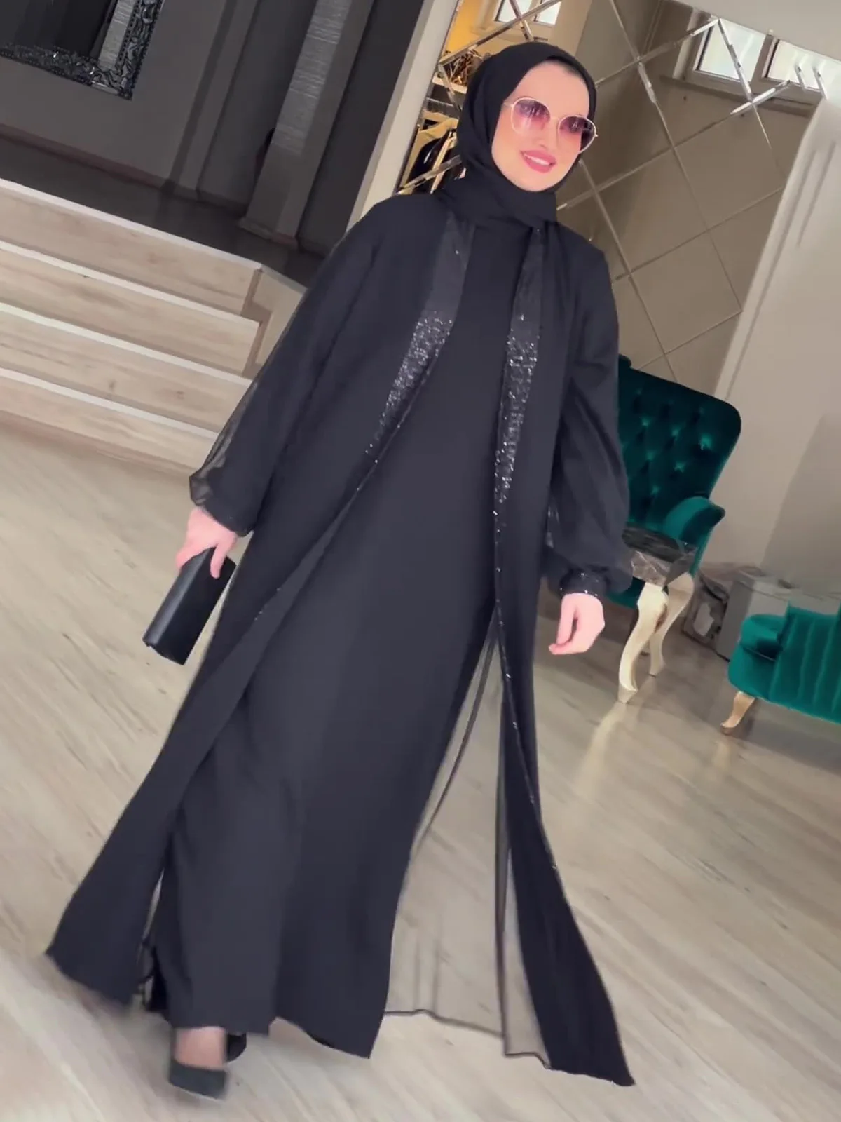 Muslim Modest Women Dress Jala - đánh giá và giá Abaya Modest Wear