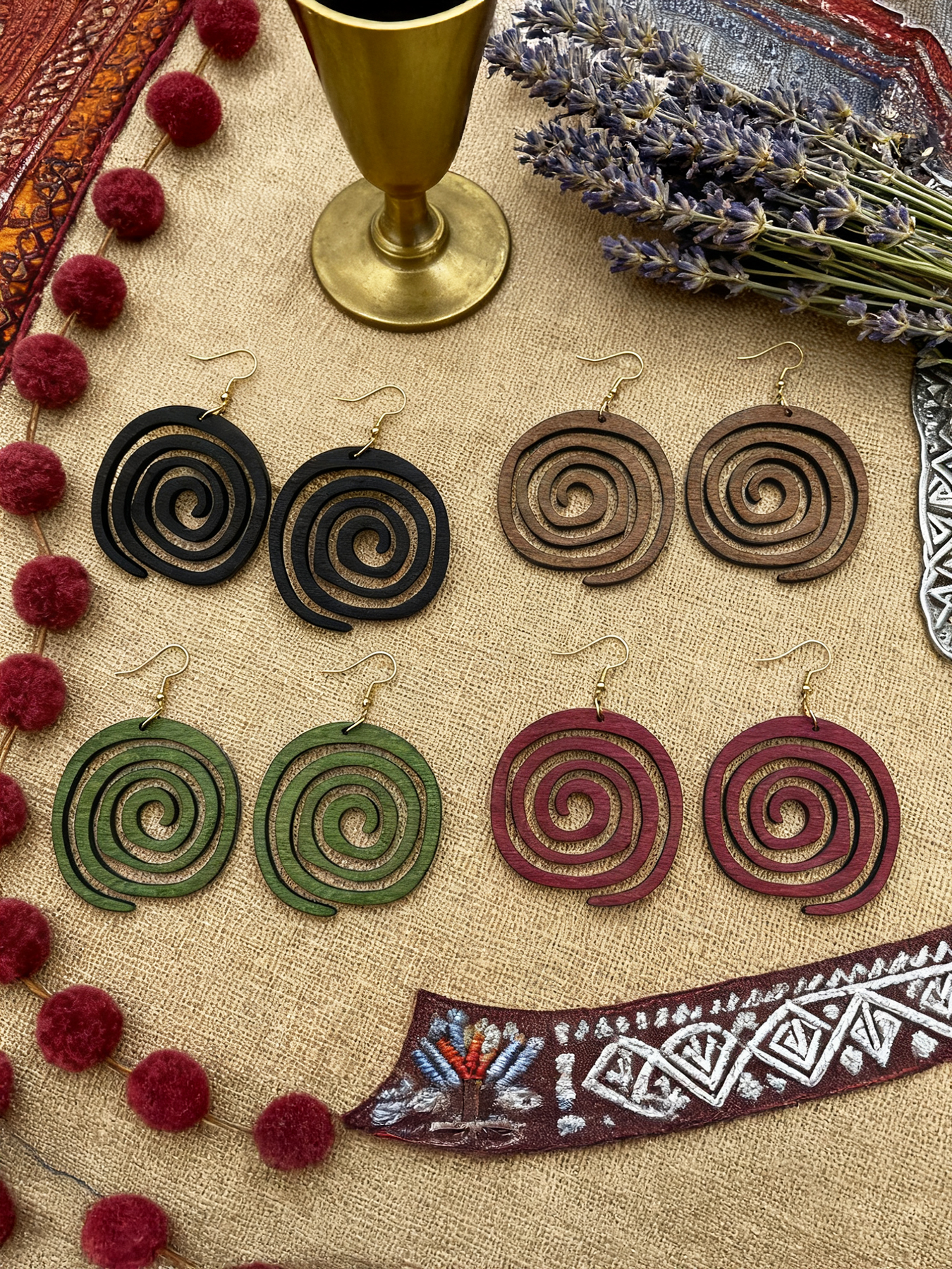 4 Pairs/Set of Vintage-Style W - đánh giá và giá Ethnic Fashion Wear