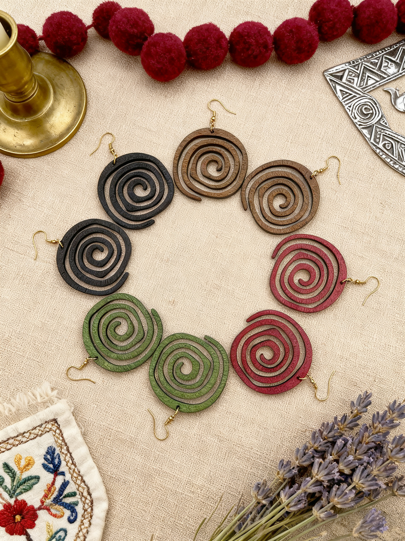 4 Pairs/Set of Vintage-Style W - đánh giá và giá Ethnic Fashion Wear