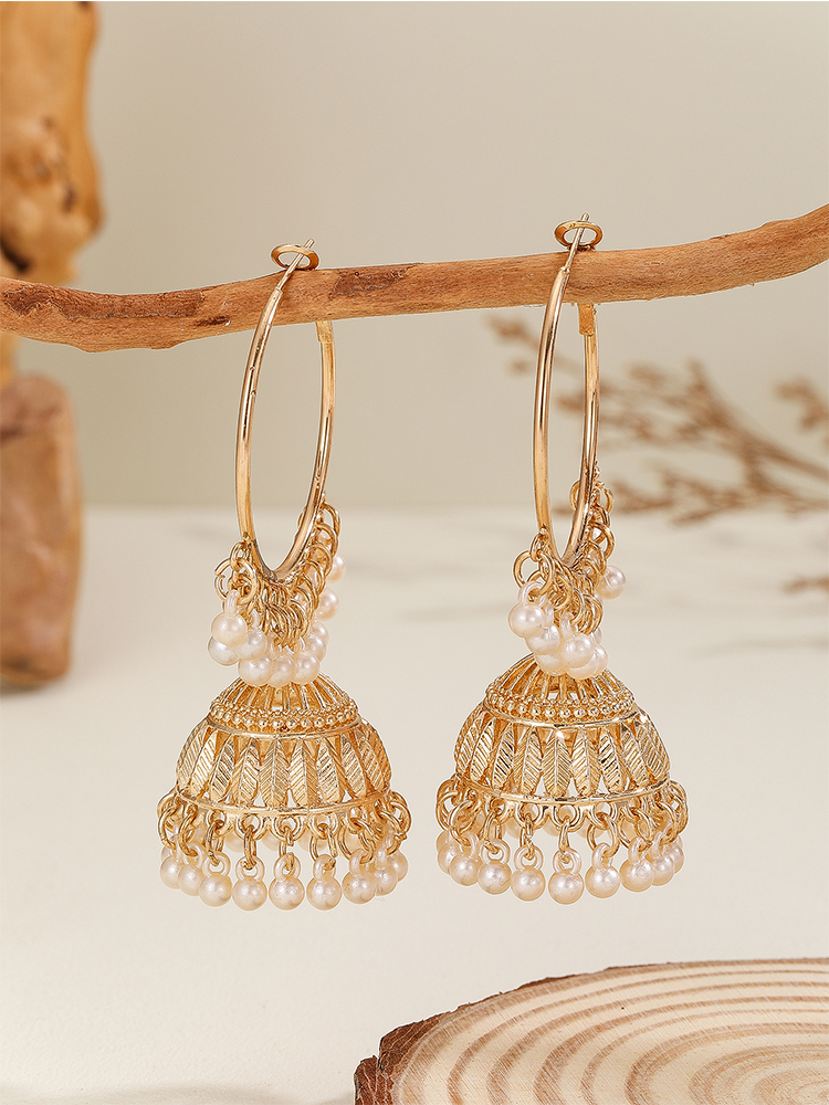 1 Pair of Fashionable Hoop Ear - đánh giá và giá Ethnic Fashion Wear