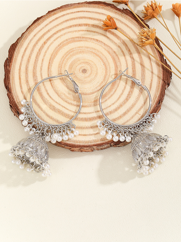 1 Pair of Fashionable Hoop Ear - đánh giá và giá Ethnic Fashion Wear