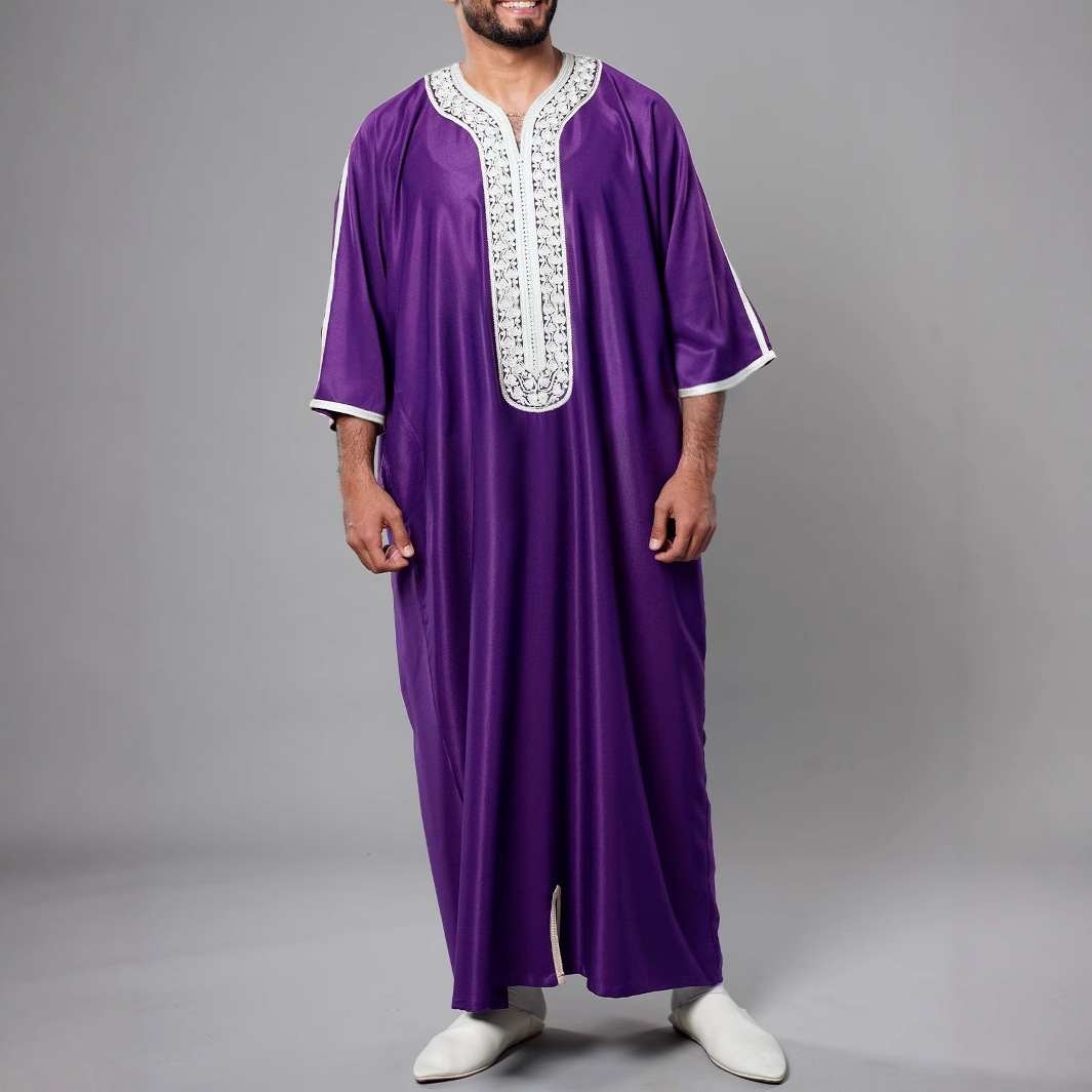 New 2025 Men's Long Sleeve Emb - đánh giá và giá Ethnic Fashion Wear