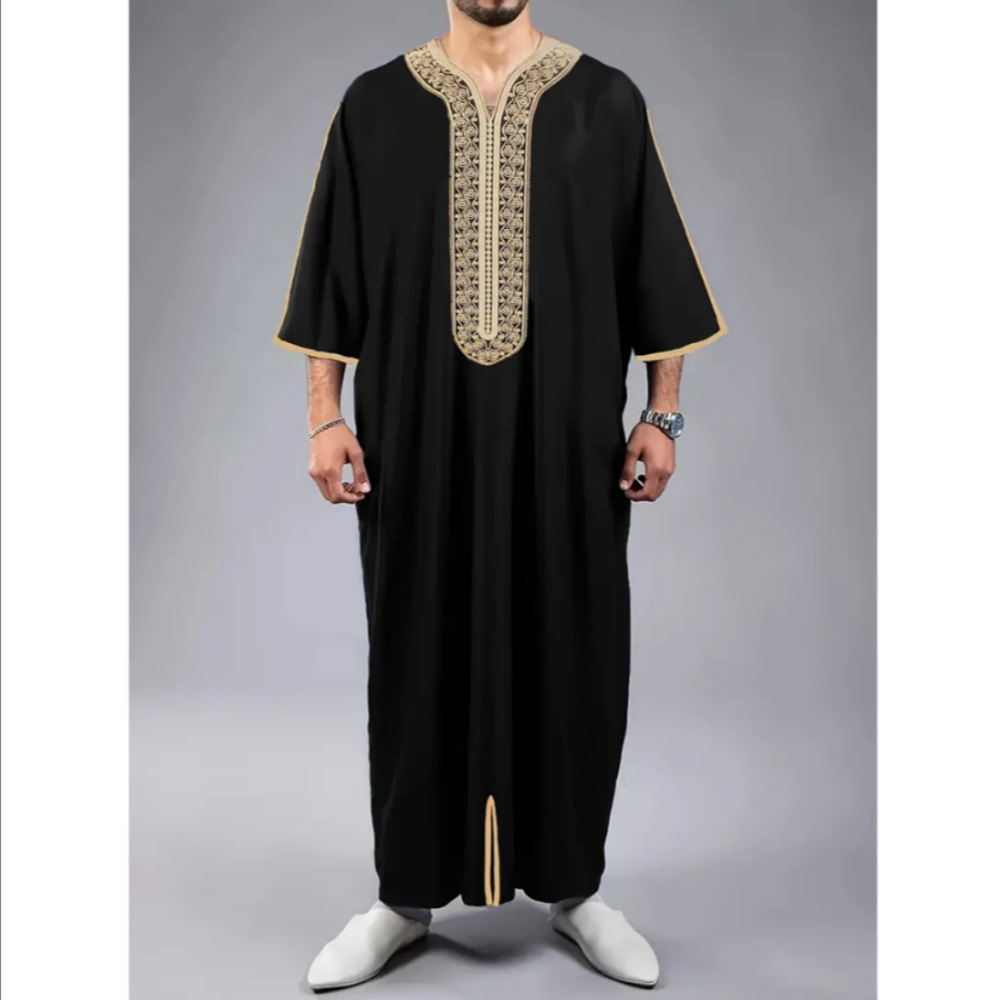 New 2025 Men's Long Sleeve Emb - đánh giá và giá Ethnic Fashion Wear