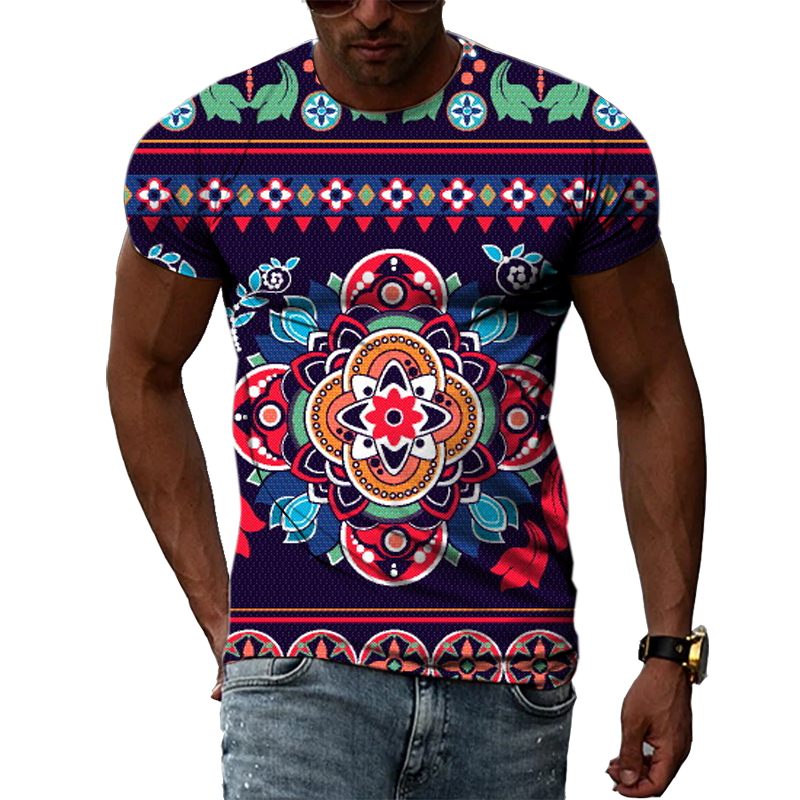 New 3D Fashion Ethnic Colorful - đánh giá và giá Men'S Ethnic Fashion Trends