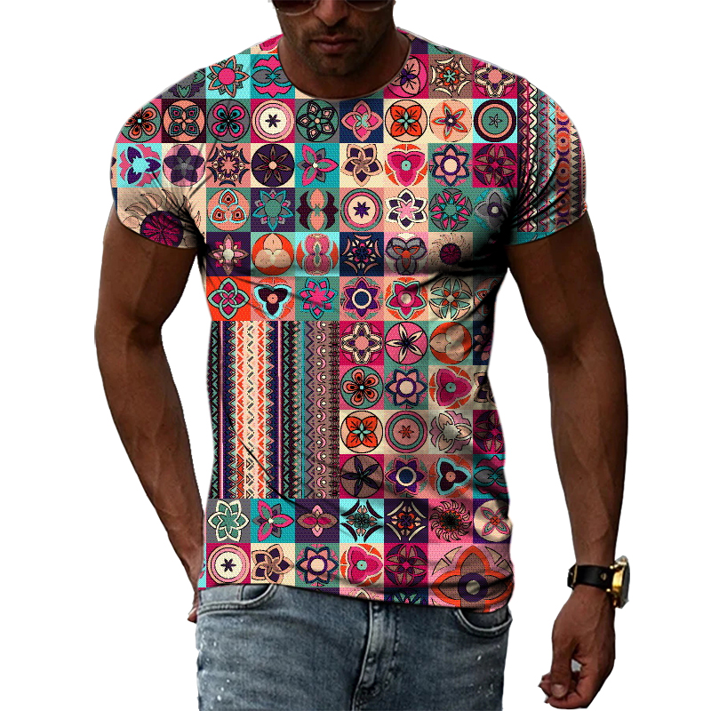 New 3D Fashion Ethnic Colorful - đánh giá và giá Men'S Ethnic Fashion Trends