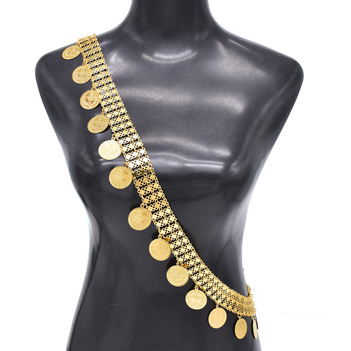 Gold Plated Simple Large Coins - đánh giá và giá Ethnic Fashion Co In