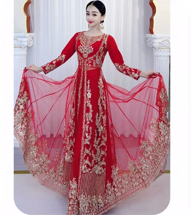 Red Indian Dance, Xinjiang Dan - đánh giá và giá Salwar Kameez Set