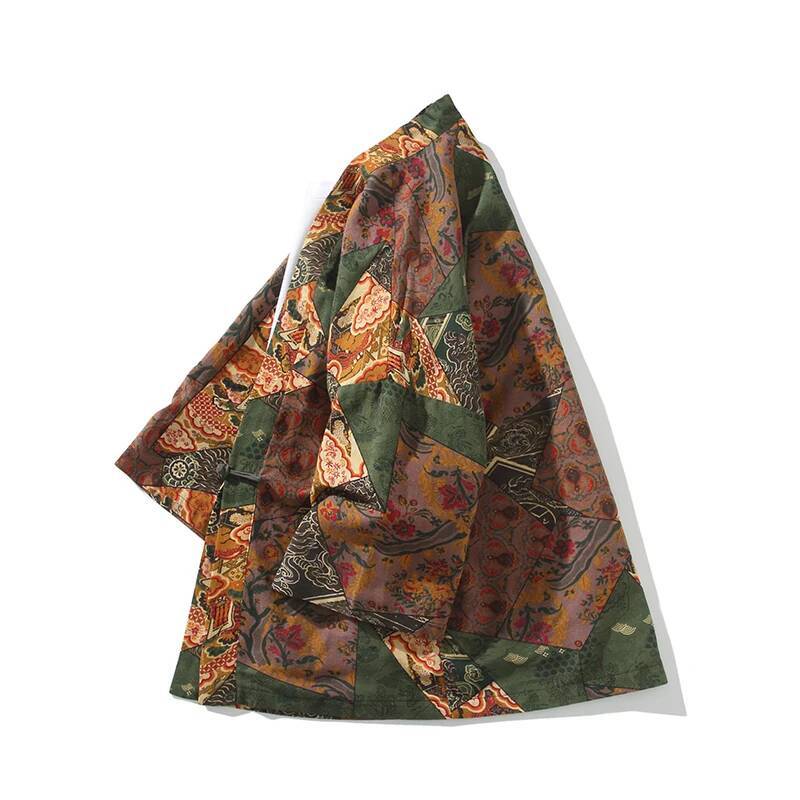 Ethnic Style Print Yukata Men  - đánh giá và giá The Ethnic Fashion