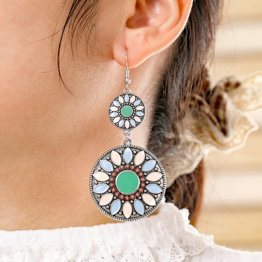 Ethnic Style Dangle Earrings F - đánh giá và giá Ethnic Fashion Wear